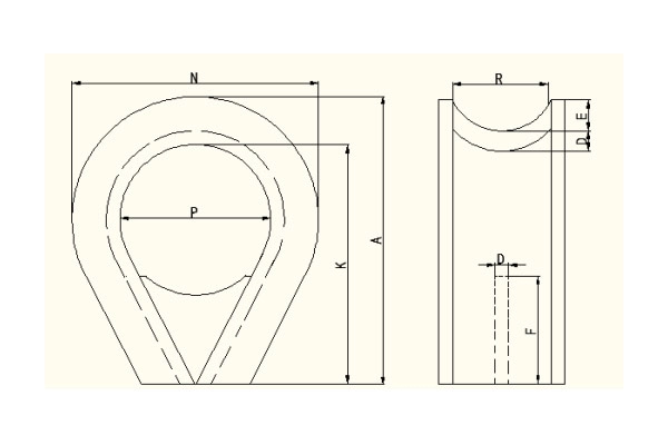 Thimble K3B Type