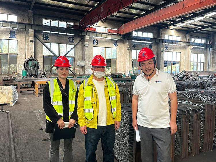 Customer Visits Wancheng Anchor Chain for an On-Site Tour and Exchange